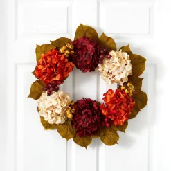24” Fall Hydrangea Wreath - Sweet Water Decor