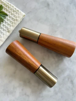 Acacia Wood Salt and Pepper Grinders
