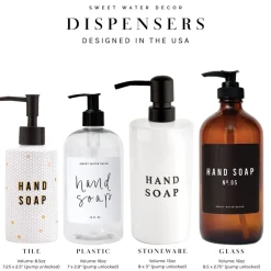 Amber Plastic Shampoo - 16 oz