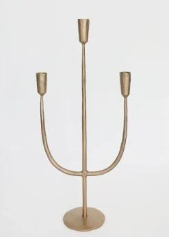 Antique Gold Candelabra Candle Holder