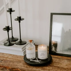 Black Pedestal Stand