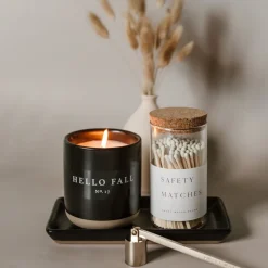 Black Stoneware Tray | Soap Dispenser Tray | Sweet Water Decor