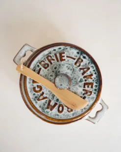 Brie Baker with Bamboo Spreader