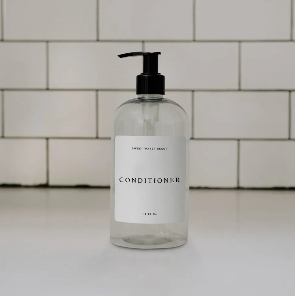 Clear Plastic Conditioner - 16 oz