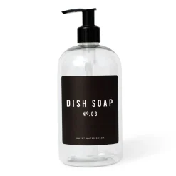 Clear Plastic Dish Soap - 16 oz