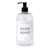 Clear Plastic Dish Soap - 16 oz