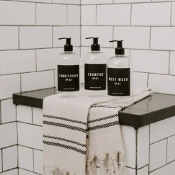 Clear Plastic Shampoo - 16 oz