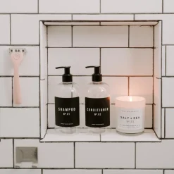 Clear Plastic Shampoo - 16 oz