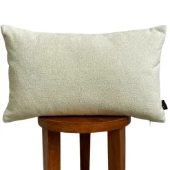 Cream Sherpa Lumbar Pillow Cover