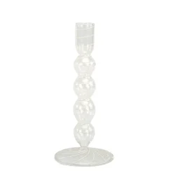 Etched Borosilicate Glass Bud Vases - Set of 3