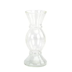 Etched Borosilicate Glass Bud Vases - Set of 3