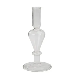 Etched Borosilicate Glass Bud Vases - Set of 3