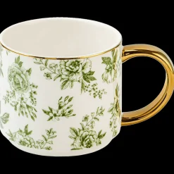 Green Delft 14 oz Mug