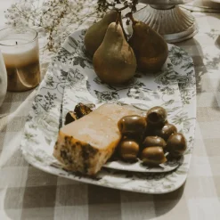 Green Delft Trays - Set of 2