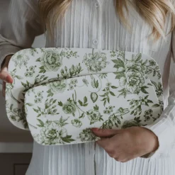 Green Delft Trays - Set of 2