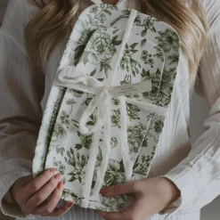 Green Delft Trays - Set of 2