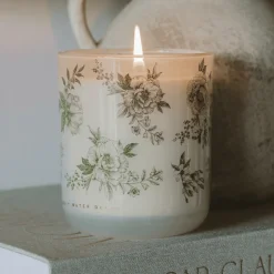 Green Floral - 12 oz