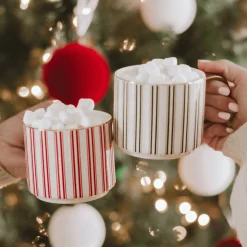 Green Stripe 14 oz Mug