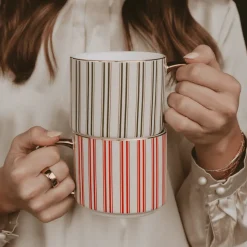 Green Stripe 14 oz Mug