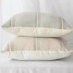 Harlow Striped Textured Pillow Cover