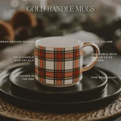 Holiday Greenery 14 oz Mug