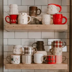 Holiday Greenery 14 oz Mug