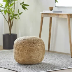 Kaumakani Jute Pouf - Sweet Water Decor