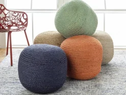 Kaumakani Jute Pouf - Sweet Water Decor