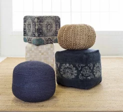 Merrittstown Pouf - Sweet Water Decor