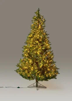Noble Fir Pre-Lit LED Christmas Tree with White Lights