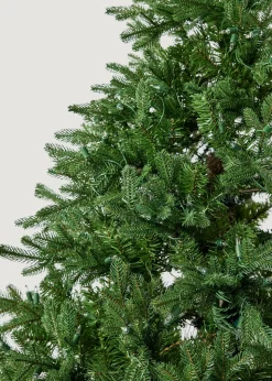 Noble Fir Pre-Lit LED Christmas Tree with White Lights