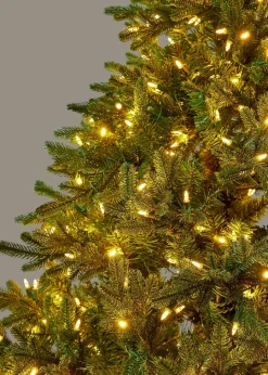 Noble Fir Pre-Lit LED Christmas Tree with White Lights
