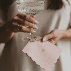 PINK with GOLD HEART