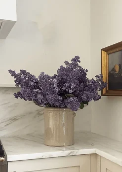 Purple Lilac Flower Stem