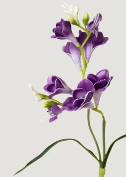 Purple Real Touch Freesia Flower