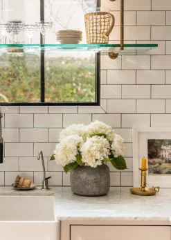 Real Touch Hydrangea Stem