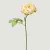 Real Touch Peony in Pale Yellow