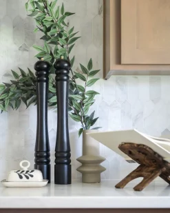 Rubberwood Salt and Pepper Mill