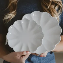 Scalloped Trays - Set of 2