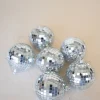 Silver Disco Ball Ornament set - Sweet Water Decor