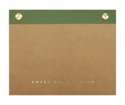 Small Gold Rivet - Green