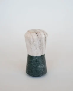 Stacking Marble Salt and Pepper Shaker Set