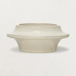 Stoneware Tea Light / Pillar Candle Holder - Sweet Water Decor